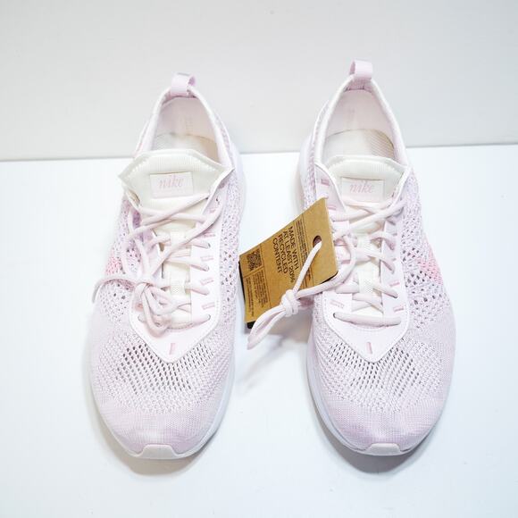 NEW NIKE AIR MAX FLYKNIT RACER SOFT PINK FJ4577-100 WOMENS SIZE - 7.5 - Picture 4 of 8